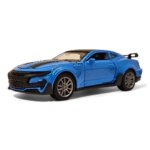 Miniatura Camaro Azul com fricção 1:36 - Imagem 3