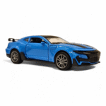 Miniatura Camaro Azul com fricção 1:36 - Imagem 4
